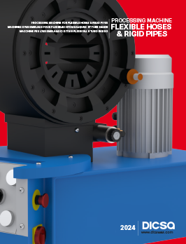 Processing machine for flexible hoses & rigid pipes