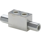 Componenti _ Componenti Idrauliche _ Elementi di controllo _ Valvole idrauliche _ Valvole di ritegno _ Valvola di ritegno pilotata doppia in blocco ( in T)