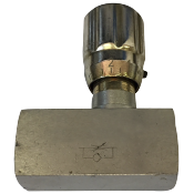 Componenti _ Componenti Idrauliche _ Elementi di controllo _ Valvole idrauliche _ Regolatori di portata _ Valvola regolatrice di flusso unidirezionale