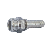 Edelstahl _ Industriekupplungen _ Kupplungen EN14420-5 _ EN14420-5 Edelstahl _ Männlicher gezackter Schwanz