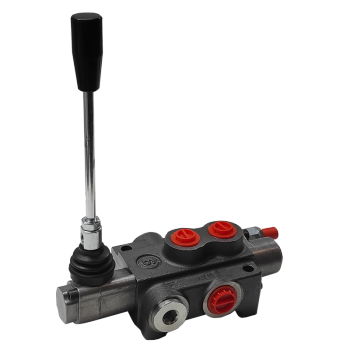Components _ Hydraulic components -TRALE _ Control components _ Control valves _ Manual control valves - Control valve 3/8 BSP, 50L/MIN, handle operated and return to center by spring. Relief valve (producto)