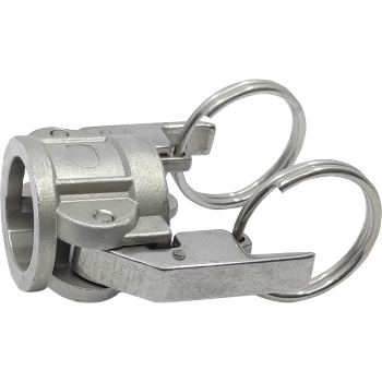 Stainless steel _ Industrial fittings _ DIN EN 14420-7 Camlock Fittings _ Autolock Unions AISI 316 _  - Autolock, female, DC type dust cap (producto)