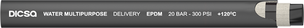 Connectique _ Flexibles industriels _ Tuyaux industriels _ Tuyaux industriels DICSA _ Tuyaux eau - Tuyau polyvalent air/eau EPDM 20 BAR (producto)