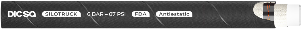 Connectique _ Flexibles industriels _ Tuyaux industriels _ Tuyaux industriels DICSA _ Tuyaux alimentaires - Refoulement 6 bar abrasifs (producto)